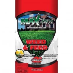 MaxLawn Weed & Feed 24-0-4 15,000 Sq FT Coverage, 720-2012, 48 LB