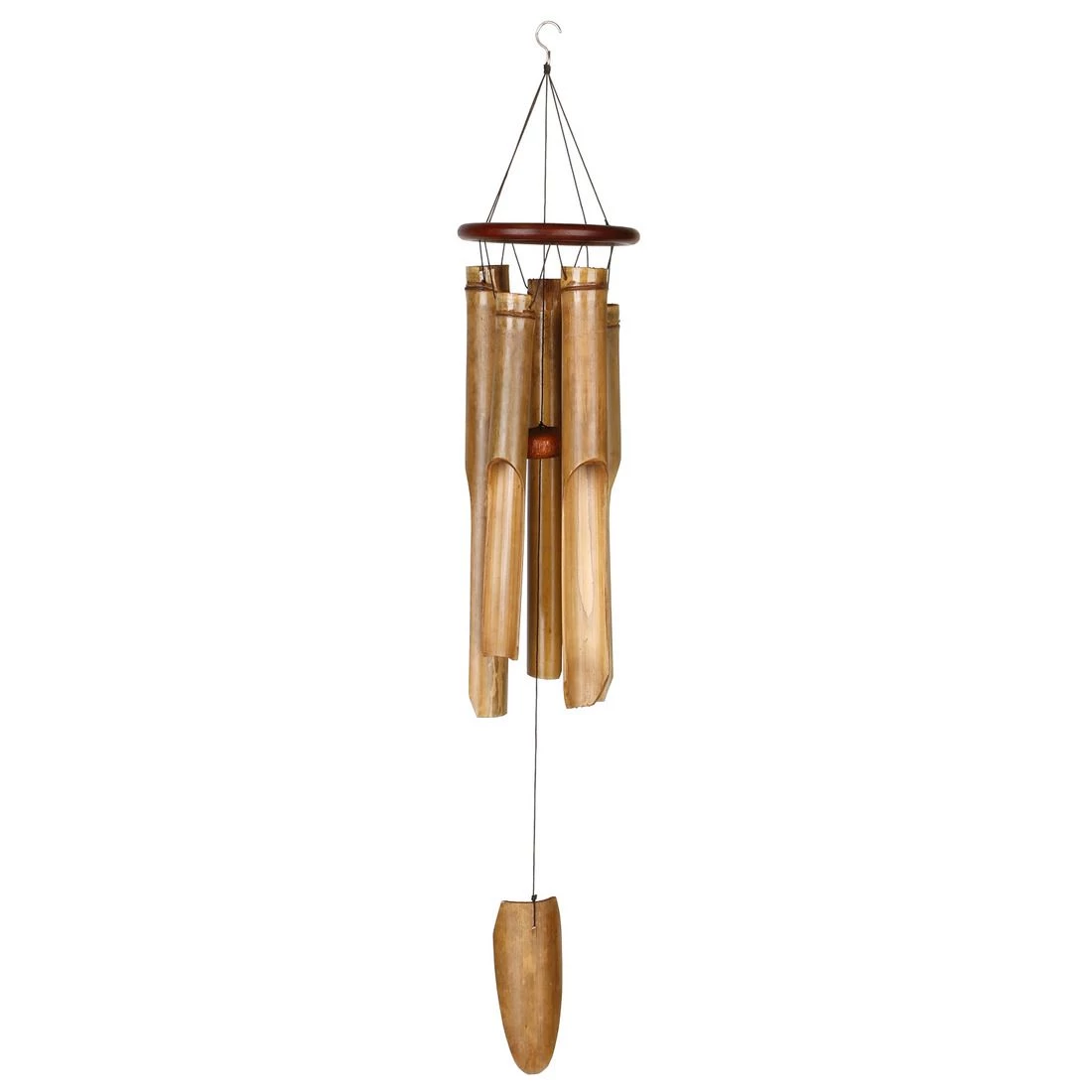 Woodstock Chimes Ring Bamboo Chime - Large, Cocoa, C253 4 Woodstock Chimes Ring Bamboo Chime - Large, Cocoa, C253 - Image 2