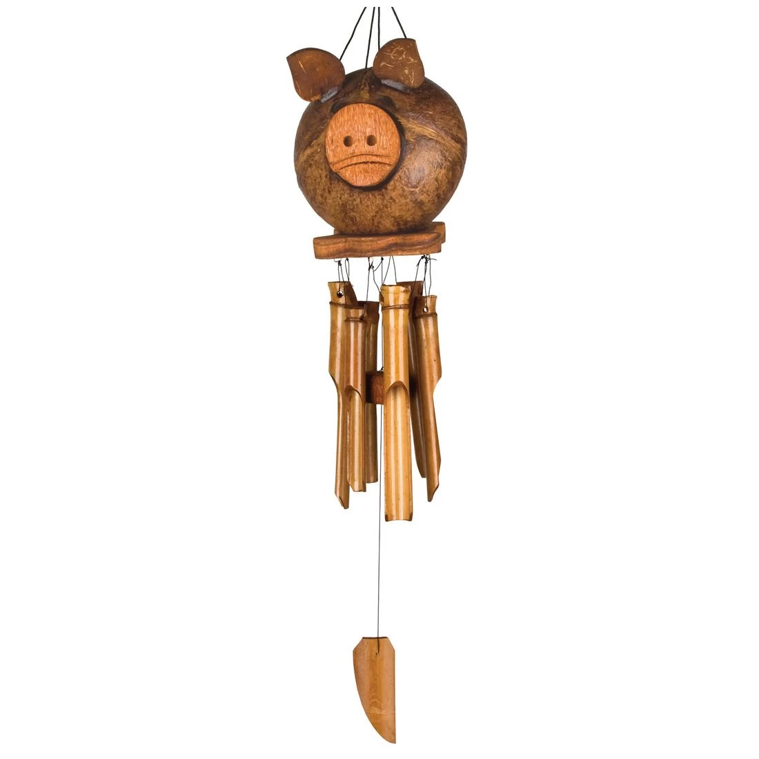Woodstock Chimes Coco Pig Bamboo Chime, CPIG 3 Woodstock Chimes Coco Pig Bamboo Chime, CPIG