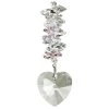 Woodstock Chimes Crystal Heart Cascade, CCHR