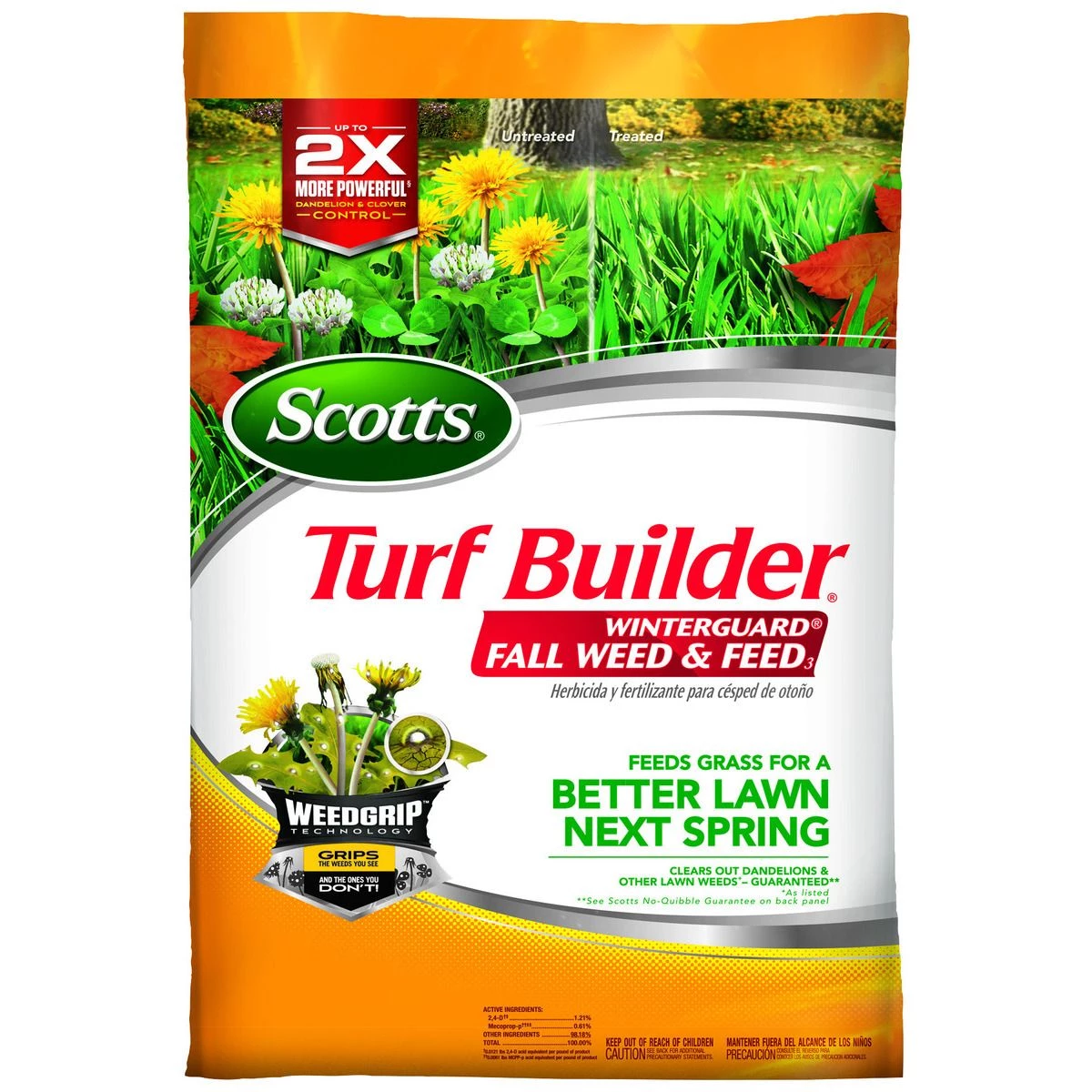 Scotts Turf Builder WinterGuard Fall Weed & Feed, SI50250 3 Scotts Turf Builder WinterGuard Fall Weed & Feed, SI50250