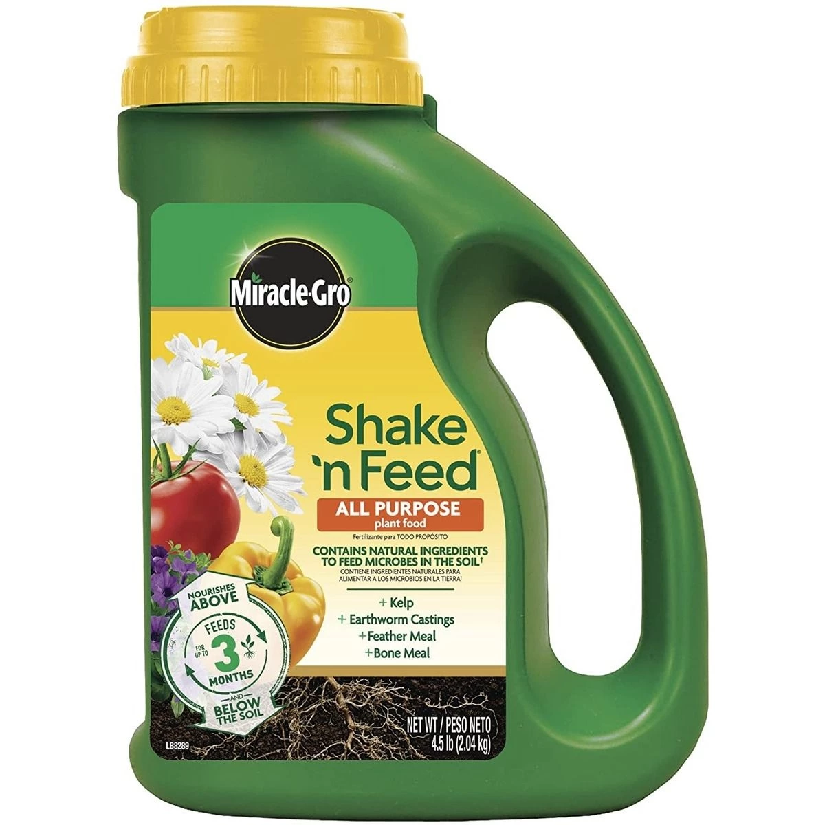 Miracle-Gro Shake 'N Feed All Purpose Plant Food, MR3001910, 4.5 LB 3 Miracle-Gro Shake 'N Feed All Purpose Plant Food, MR3001910, 4.5 LB