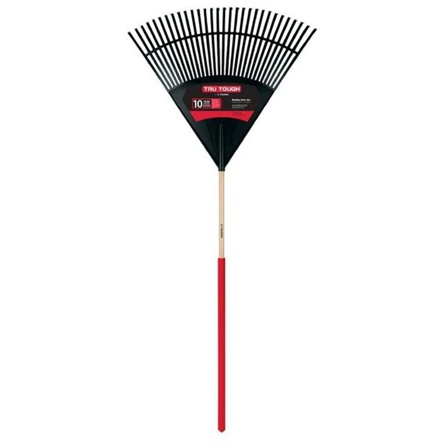 Tru Tough Wood Handle Poly Rake, 30 IN, 30478 3 Tru Tough Wood Handle Poly Rake, 30 IN, 30478