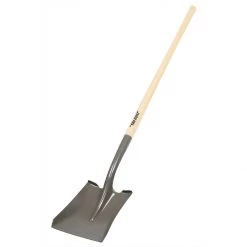 Tru Built Wood Handle Square Point Shovel, 45 IN, 31174
