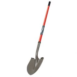 Tru Built Fiberglass Handle Round Point Shovel, 47 IN, 31213