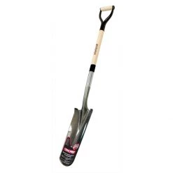 Tru Pro Wood Handle Drain Spade, 32 IN, 31253