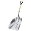Tru Pro Wood Handle Aluminum Scoop, 14-1/2 IN x 27 IN, 31295