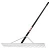 Tru Pro Aluminum Handle landscape Rake, 36 IN x 66 IN, 32400