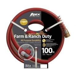 Apex Farm & Ranch Hose, 1133730, 5/8 IN x 100 FT