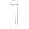 Panacea Garden Arch With Finials Style Steel Trellis, 72 IN, 89634, Black -Lawn & Garden Store sftp a s assets20210907000000034