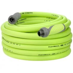 Flexzilla Garden Hose, 3/4 IN - 11 1/2 IN GHT Fittings, HFZG575YWS, 5/8 IN x 75 FT