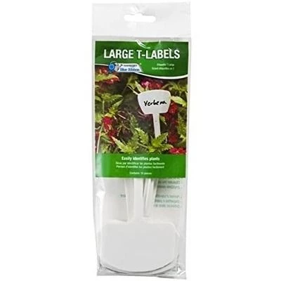 Gardener's Blue Ribbon Large T-Labels, T024B, White 3 Gardener's Blue Ribbon Large T-Labels, T024B, White