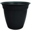 The HC Companies Eclipse Round Plastic Planter, ECA10000G18, Black, 10 IN -Lawn & Garden Store sftp a s assets20210921000000006