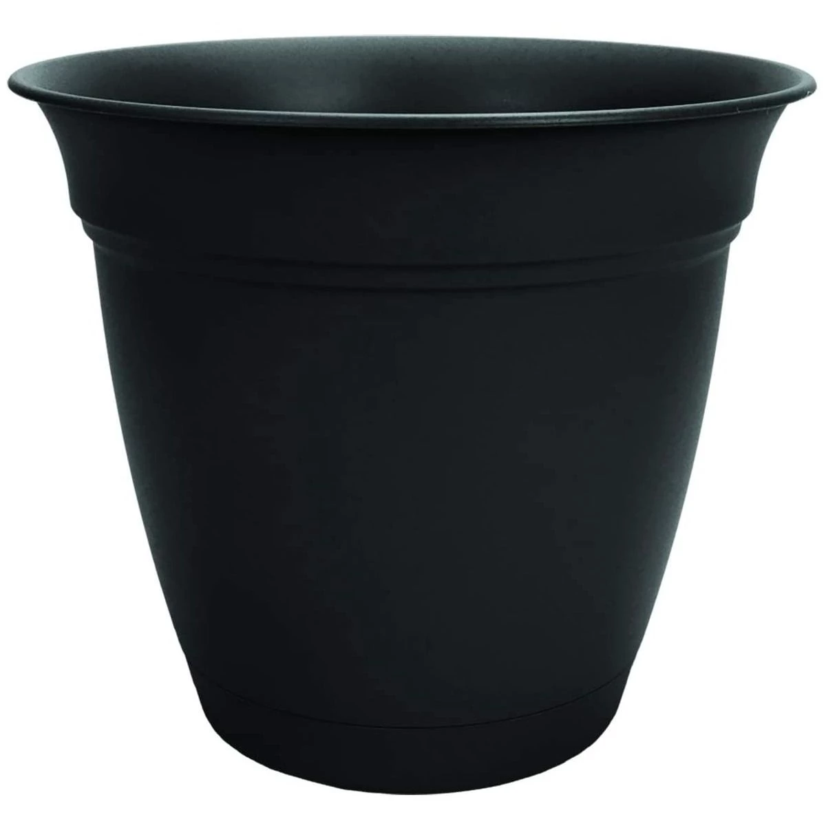 The HC Companies Eclipse Round Plastic Planter, ECA10000G18, Black, 10 IN 3 The HC Companies Eclipse Round Plastic Planter, ECA10000G18, Black, 10 IN