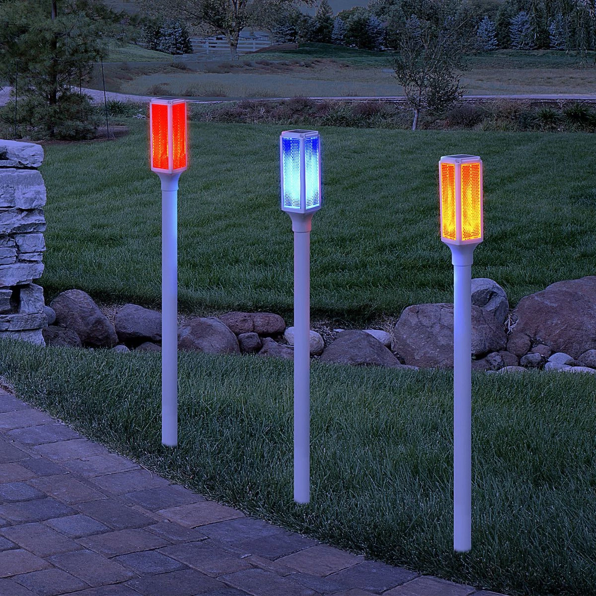 Alpine Solar LED Driveway Markers, Assorted, SLC104A 4 Alpine Solar LED Driveway Markers, Assorted, SLC104A - Image 2