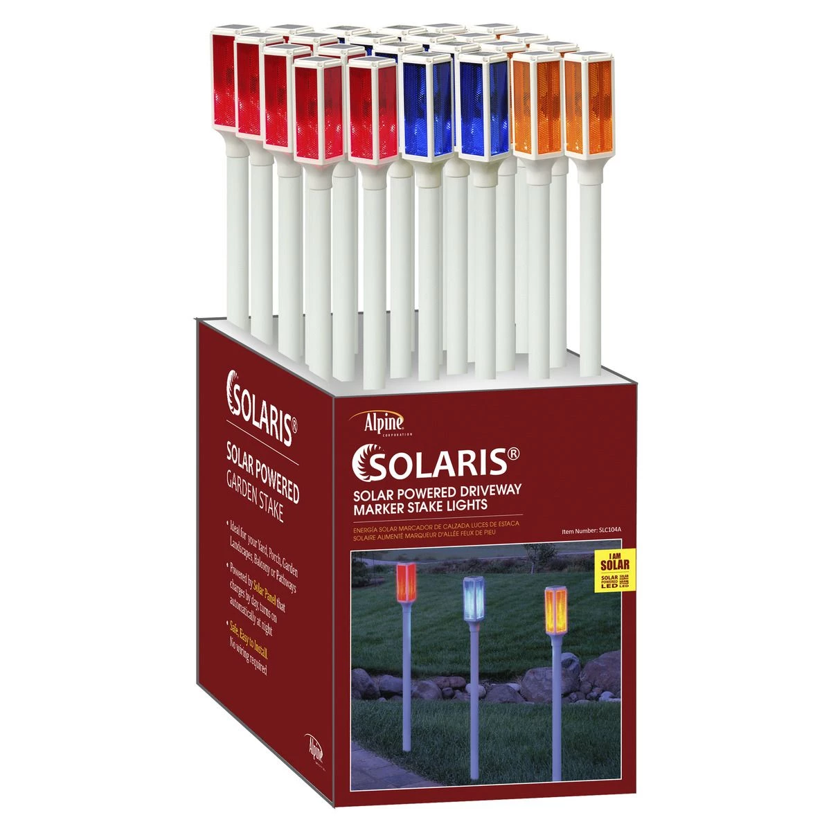 Alpine Solar LED Driveway Markers, Assorted, SLC104A 6 Alpine Solar LED Driveway Markers, Assorted, SLC104A - Image 4