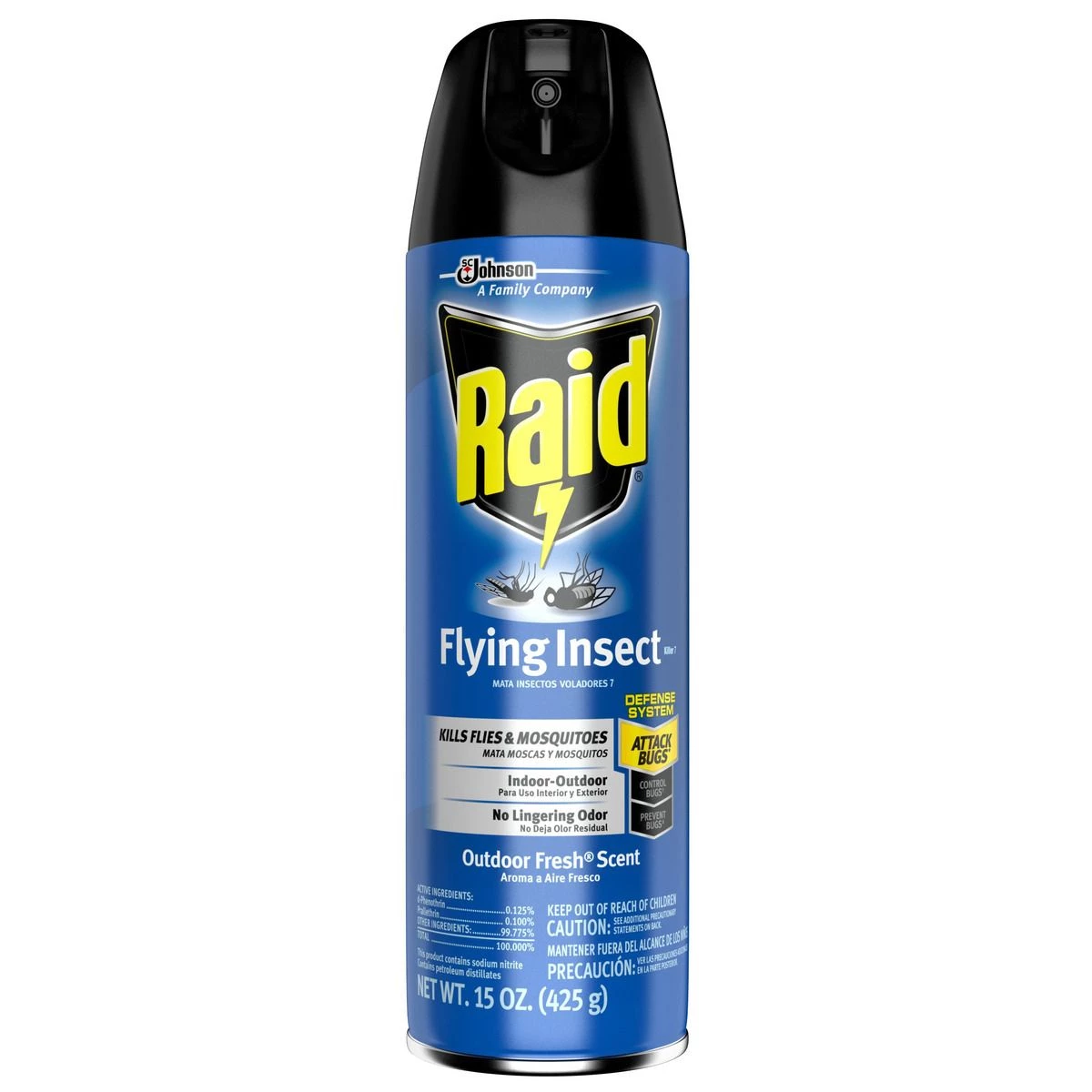 Raid Flying Insect Killer, 1660, 15 OZ 3 Raid Flying Insect Killer, 1660, 15 OZ
