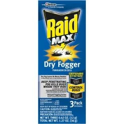 Raid Max No Mess Dry Fogger, 3-Pack, 892