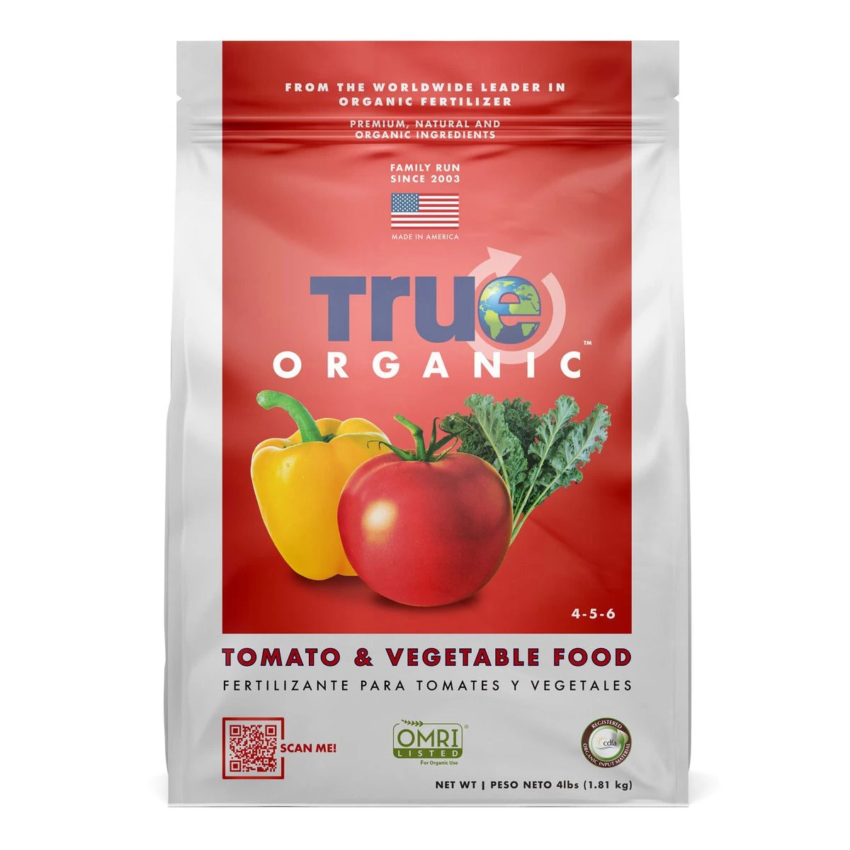 True Organics Tomato & Veg. Food, R0004, 4 LB Bag 3 True Organics Tomato & Veg. Food, R0004, 4 LB Bag