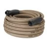 Colors SwivelGrip Garden Hose, 3/4 IN - 11 1/2 IN GHT Fittings, Brown Mulch, HFZC550BRS, 5/8 IN x 50 FT
