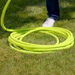 Flexzilla Garden Hose, 3/4 IN - 11 1/2 IN GHT Fittings, HFZG5100YW, 5/8 IN x 100 FT -Lawn & Garden Store sftp a s assets20220505000000120