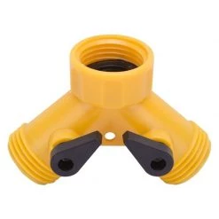 Landscapers Select Plastic "Y" Hose Connection With Shut-Off, GC5113L