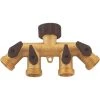 Landscapers Select 4-Port Manifold Hose End Brass, GB9114A -Lawn & Garden Store sftp a s assets20220509000000092