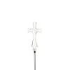 Alpine Solar Angel Cross Garden Stake, QLP930BB
