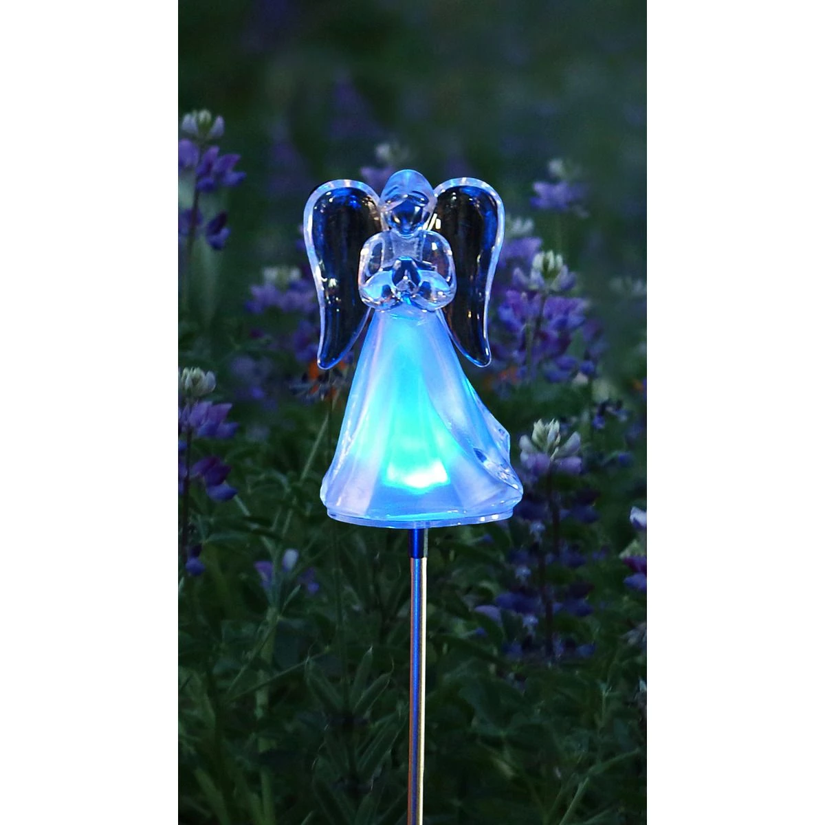 Alpine Solar Angel Garden Stake with LED Lights, SOT102BB 4 Alpine Solar Angel Garden Stake with LED Lights, SOT102BB - Image 2