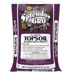 Splendor Gro All-Purpose Topsoil Blended with Compost, 712-5, .75 CU FT