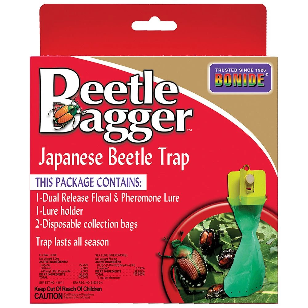 BONIDE Japanese Beetle Bagger® Kit Traps, EA 3 BONIDE Japanese Beetle Bagger® Kit Traps, EA