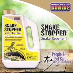 BONIDE Snake Stopper™ Snake Repellent Granules, 4 lbs 9 BONIDE Snake Stopper™ Snake Repellent Granules, 4 lbs -Lawn & Garden Store sftp a s assets20220701000000266