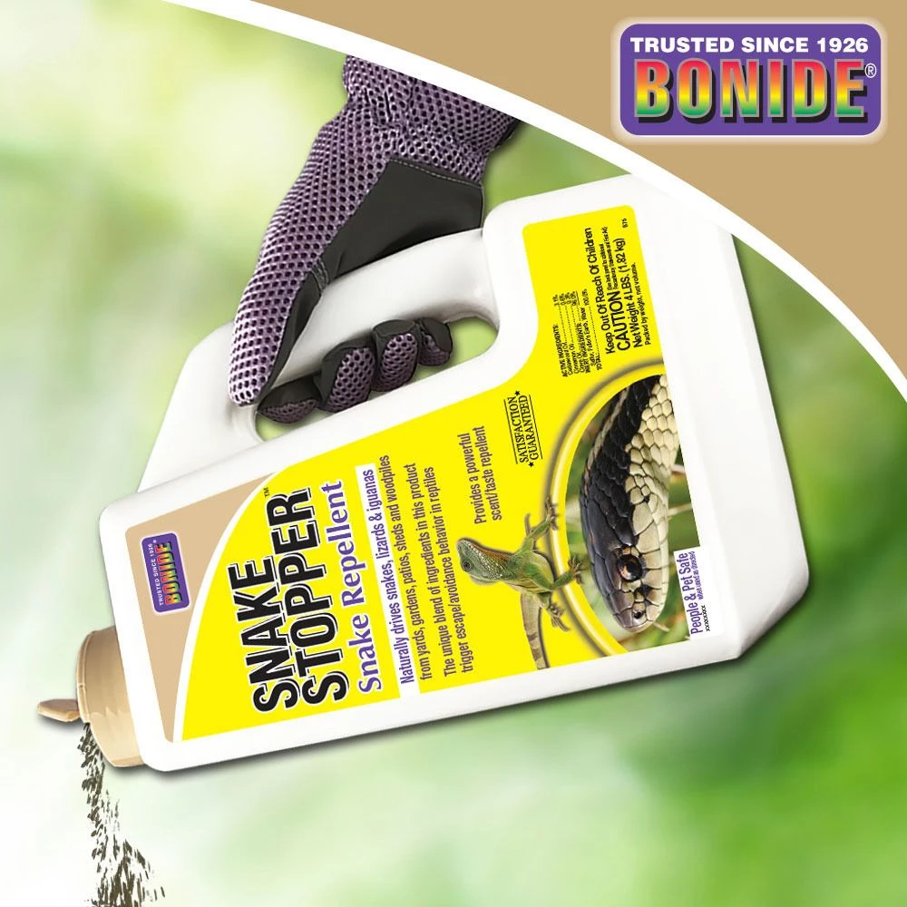 BONIDE Snake Stopper™ Snake Repellent Granules, 4 lbs 6 BONIDE Snake Stopper™ Snake Repellent Granules, 4 lbs - Image 4
